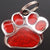 Copy of Reflective Glitter Dog Paw Shaped Design 35mm EXTRA LARGE