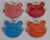 Engraved Pet ID Tags Cat Face Discs 25mm